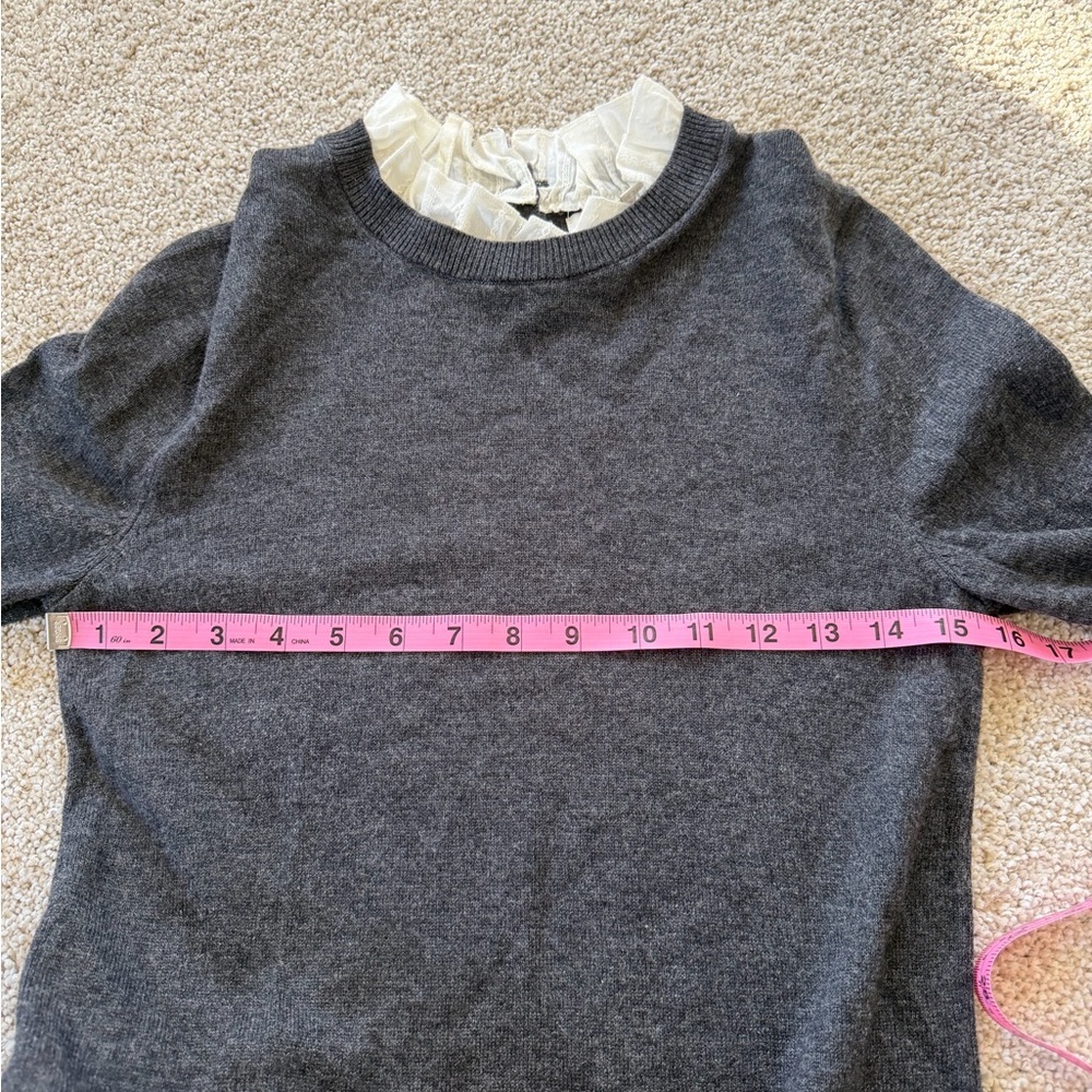 Boden Gray Wool Blend Sweater dress size 4L - Picture 3 of 4